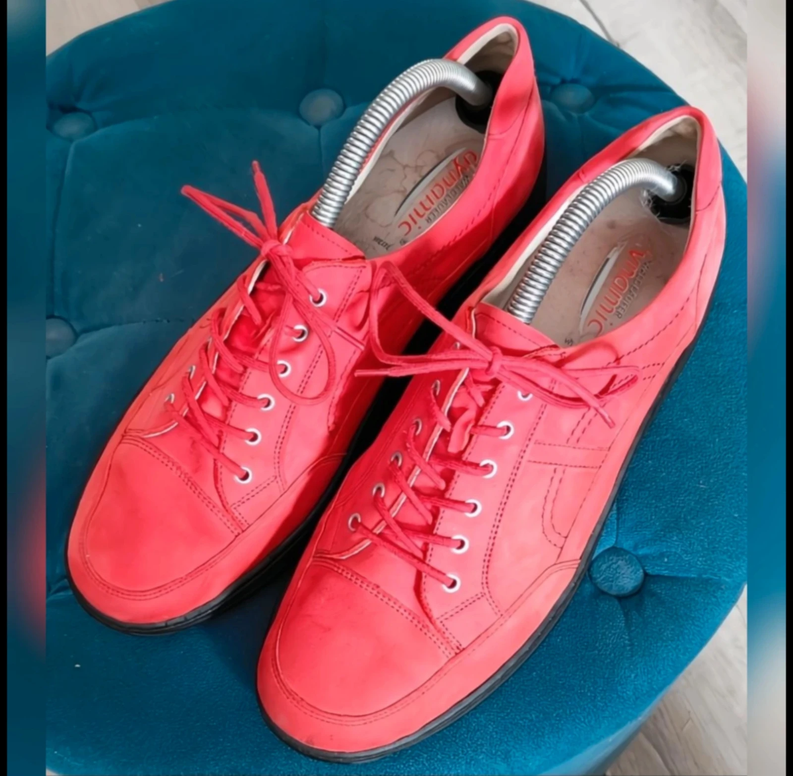Red comfort sneakers women Waldläufer size 40.5 – photo 4